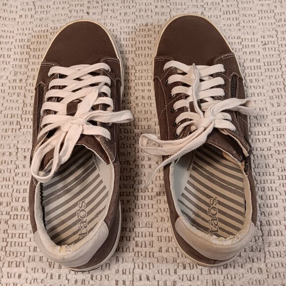 Taos women's 'Z Soul' graphite / light grey canvas skate sneakers sz 10 - Picture 3 of 14